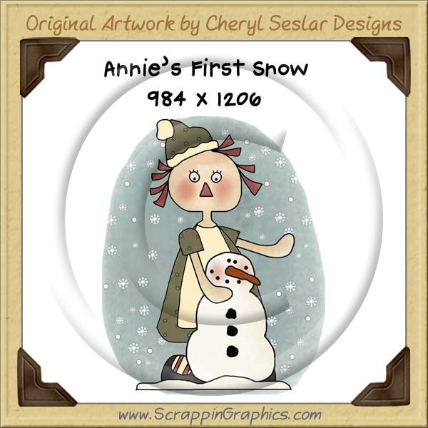 Annie's First Snow Single Graphics Clip Art Download - Click Image to Close