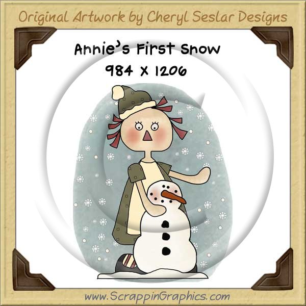 Annie's First Snow Single Graphics Clip Art Download - Click Image to Close