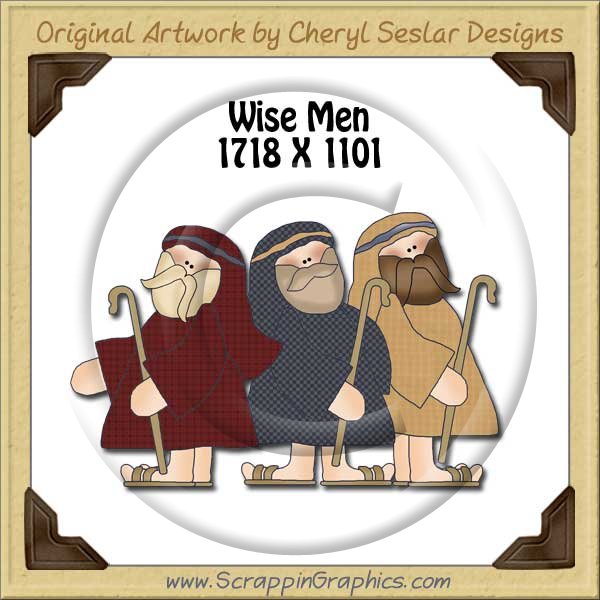Wise Men Single Graphics Clip Art Download - Click Image to Close