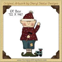 Elf Boy Single Clip Art Graphic Download