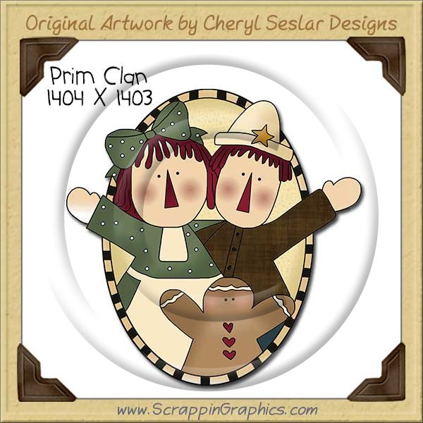 Prim Clan Single Clip Art Graphic Download - Click Image to Close