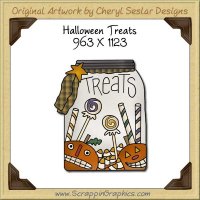 Halloween Treats Single Graphics Clip Art Download