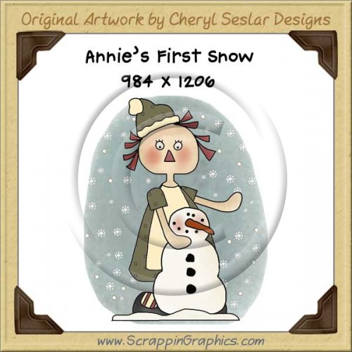 Annie's First Snow Single Graphics Clip Art Download