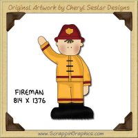 Fireman Single Graphics Clip Art Download