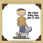 My Little Kitty Boy Single Graphics Clip Art Download