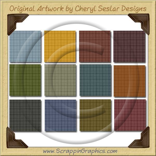 Funky Plaid Background Tiles Collection Graphics Clip Art Downlo - Click Image to Close