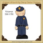Policeman Single Graphics Clip Art Download