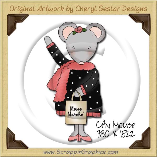 City Mouse Single Graphics Clip Art Download - Click Image to Close