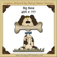Big Bone Single Graphics Clip Art Download
