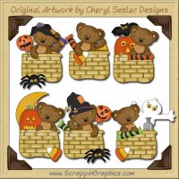 Tibble's Halloween Baskets Clip Art Download