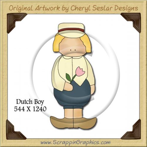Dutch Boy Single Graphics Clip Art Download