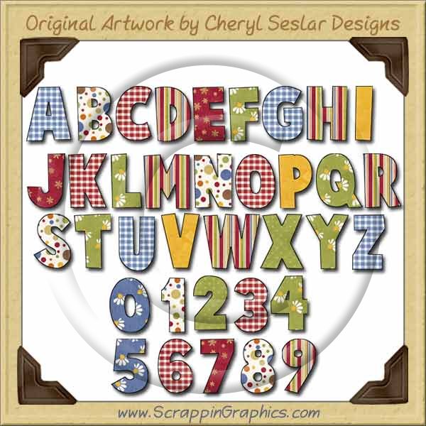 Bright Birthday Alphabet Limited Pro Graphics Clip Art Download - Click Image to Close