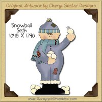 Snowball Seth Single Clip Art Graphic Download