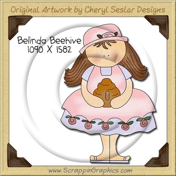 Belinda Beehive Single Clip Art Graphic Download - Click Image to Close