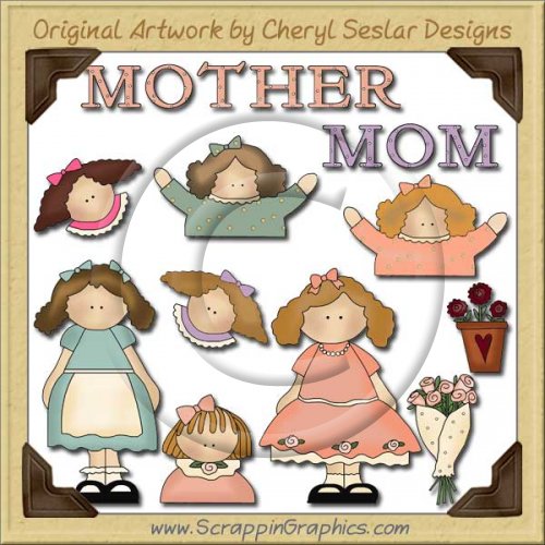 Just Mom Collection Graphics Clip Art Download
