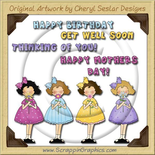 Flower For Mommy Graphics Clip Art Download - Click Image to Close