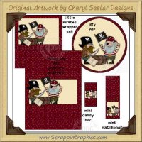 Little Pirates Wrapper Set Printable Craft Collection Graphics C