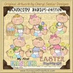 Bouncing Babies Easter Limited Pro Clip Art Graphics