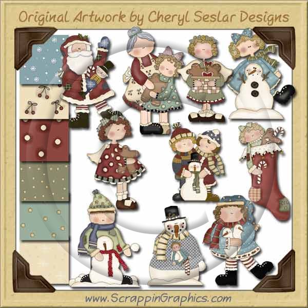 Primsical Winter Mega Collection Graphics Clip Art Download - Click Image to Close