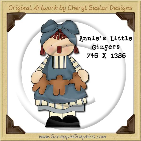 Annie's Little Gingers Single Graphics Clip Art Download - Click Image to Close