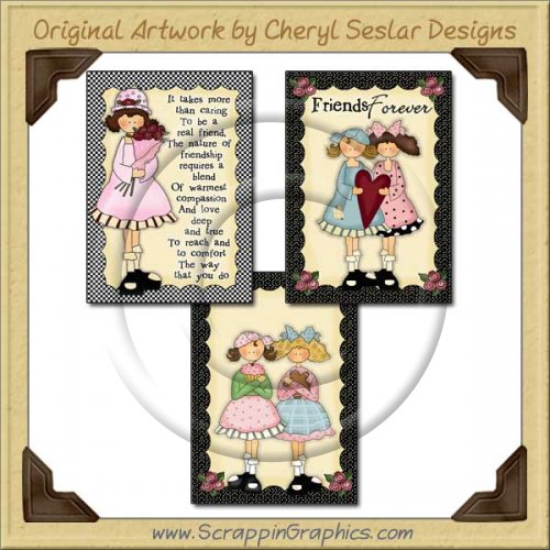 Cutie Cards One Sampler Collection Printable Craft Download