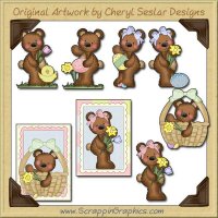 Raggedy Bears Easter Graphics Clip Art Download