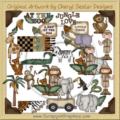 Jungle Safari Clip Art Download