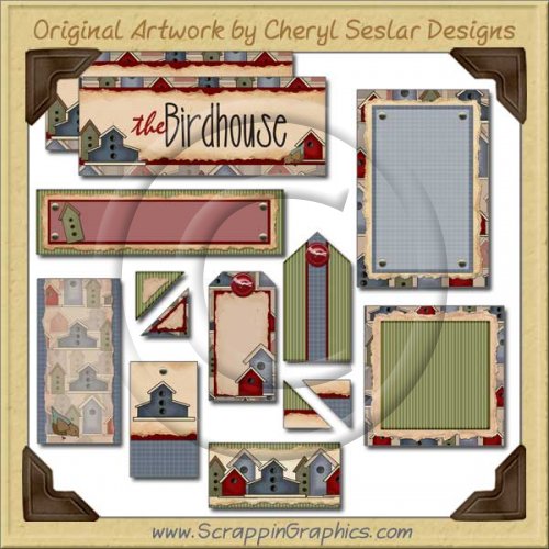 For The Birds Journaling Delights Digital Scrapbooking Graphics Clip Art Download