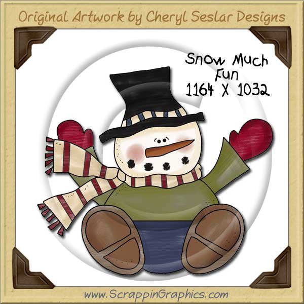 Snow Much Fun Single Graphics Clip Art Download - Click Image to Close
