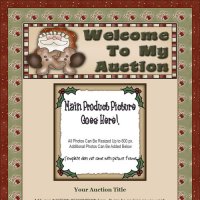 Christmas Wishes Santa Auction Template