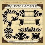Pretty Photo Elements Two Limited Pro Clip Art Graphics