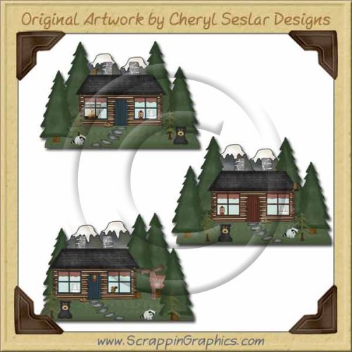 Mountain Retreat Limited Pro Graphics Clip Art Download