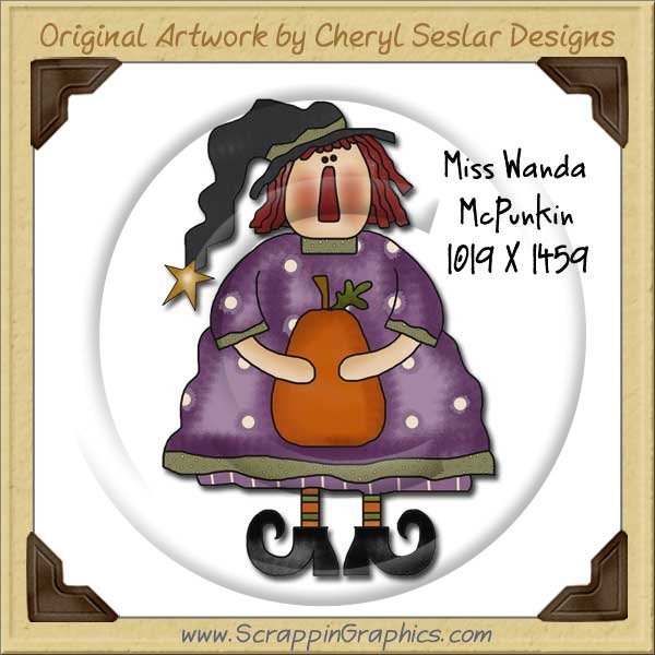 Miss Wanda McPunkin Single Graphics Clip Art Download - Click Image to Close