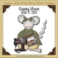 Sewing Mouse Single Graphics Clip Art Download