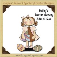 Bailey's Easter Sunday Single Graphics Clip Art Download