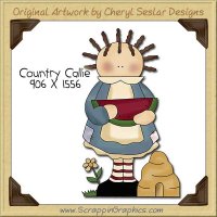 Country Callie Single Clip Art Graphic Download