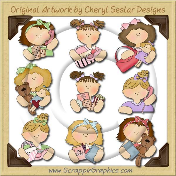 It's A Girl Thing Collection Graphics Clip Art Download - Click Image to Close