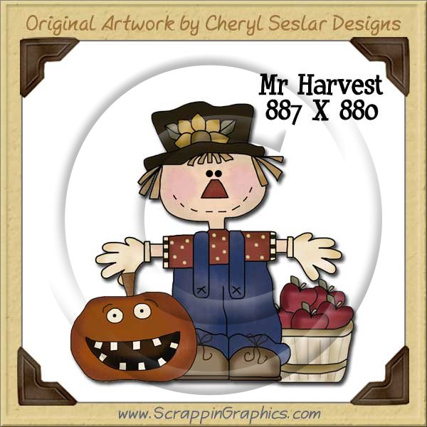 Mr. Harvest Single Graphics Clip Art Download - Click Image to Close