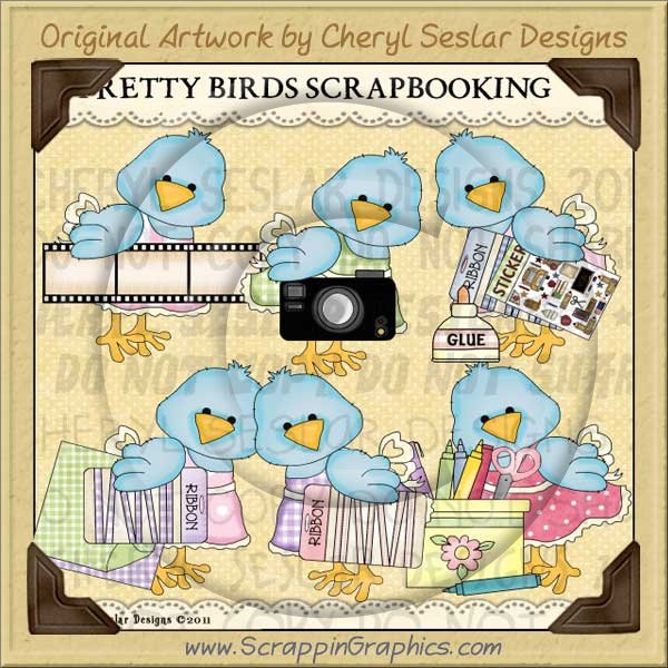 Pretty Bird Scrapbooking Limited Pro Clip Art Graphics - Click Image to Close