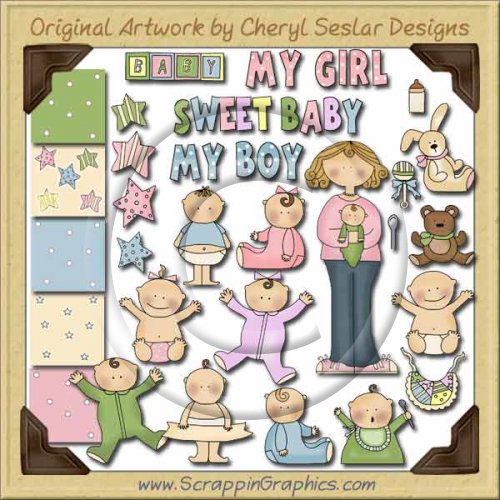 Bundle of Joy Graphics Clip Art Download