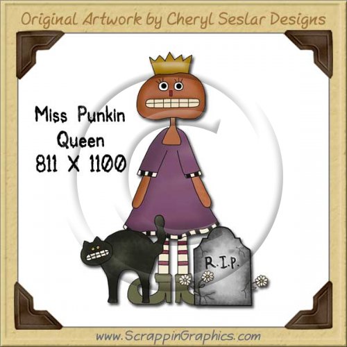 Miss Punkin Single Graphics Clip Art Download