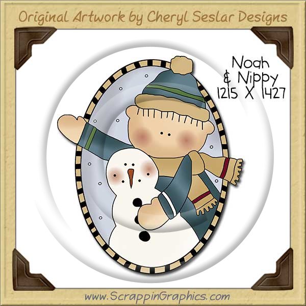 Noah & Nippy Single Clip Art Graphic Download - Click Image to Close