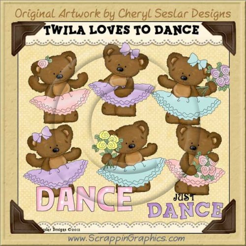 Twila Loves To Dance Limited Pro Clip Art Graphics