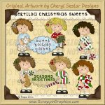 Bertilda Christmas Sweets Limited Pro Clip Art Graphics