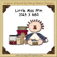 Little Miss Prim Single Graphics Clip Art Download