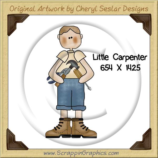 Little Carpenter Single Graphics Clip Art Download - Click Image to Close
