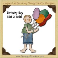 Birthday Boy Single Graphics Clip Art Download