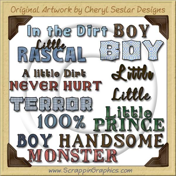 All Boy Titles Graphics Clip Art Download - Click Image to Close