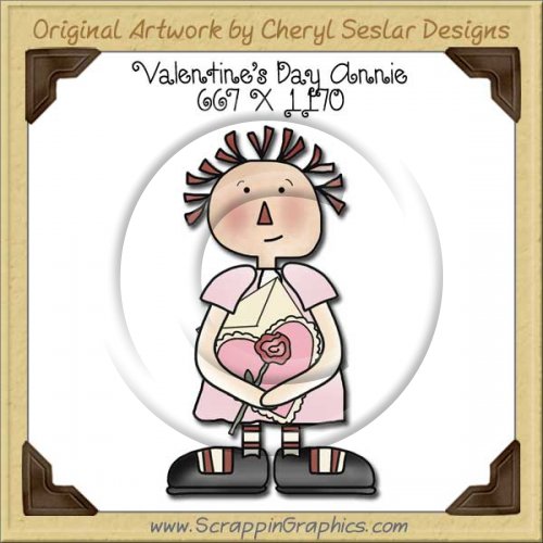 Valentine Annie Single Graphics Clip Art Download
