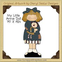 My Little Annie Doll Single Clip Art Graphic Download